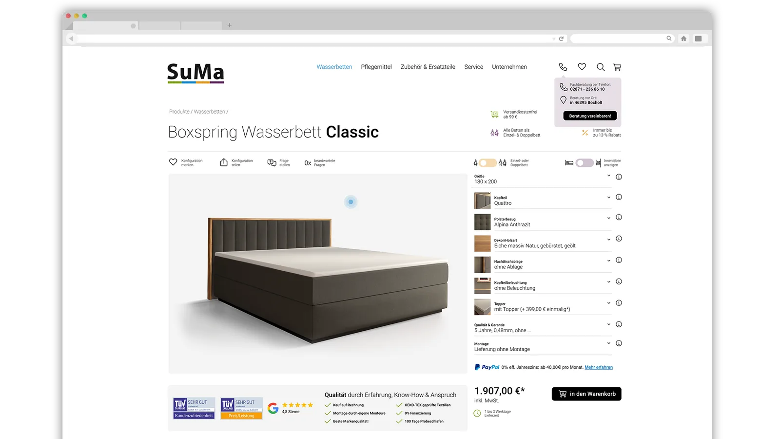 SuMa Wasserbetten – Motiv 1